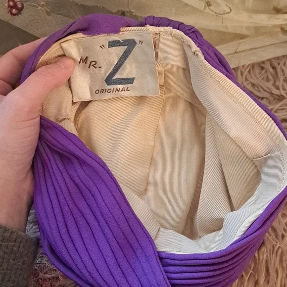 Vintage Mr "Z" Gatsby Turban Style Hat Union made - Picture 3 of 8